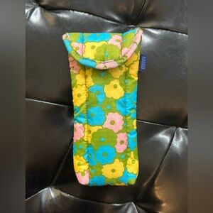 BAGGU Floral Sunglasses Pouch - Blue, Yellow, Pink, Green